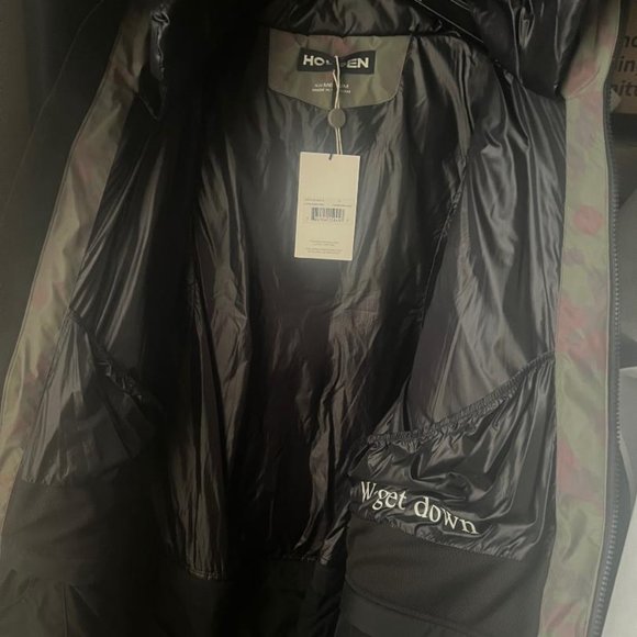 $975! RARE! NWT Men's Holden Peak Camouflage Down Ski Jacket - Green - M, L - Picture 4 of 6